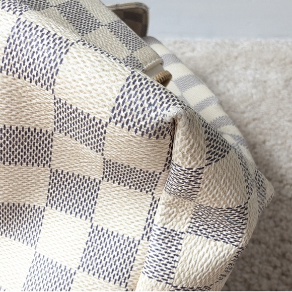 Authentic Louis Vuitton Sperone Damier Azur White Backpack - Picture 8 of 9